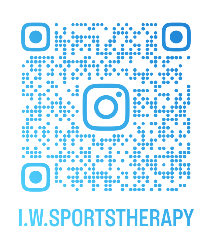Scan this QR code to follow IW Sports Therapy on Instagram